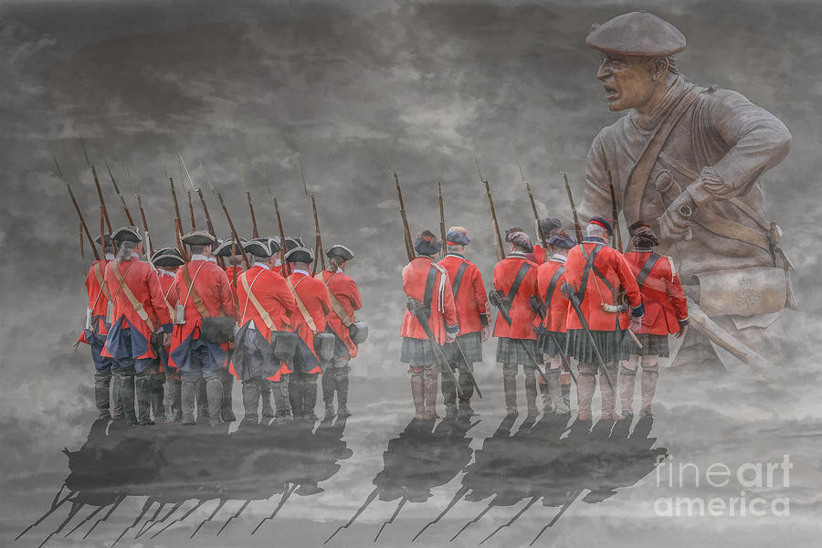 Royal Americans Digital Art - Honoring Our Past Bushy Run by Randy Steele