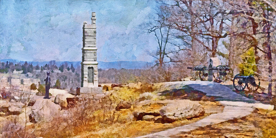 Honoring the American Heroes of Gettysburg - 1 Digital Art by Digital Photographic Arts