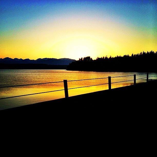 Seattle Photograph - #hood #canal #bridge /// #seattle by Nick Lucey