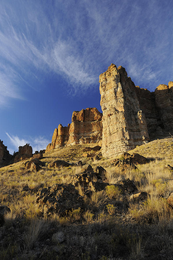 Hoodoo Cliffs, Fossil Beds National Photograph by Theodore Clutter