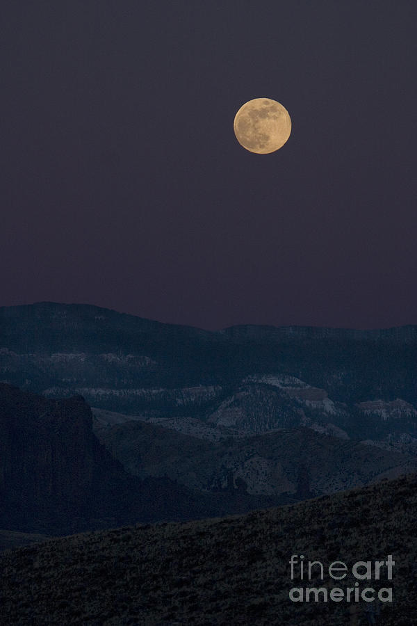 HooDoo Moonrise Photograph by J L Woody Wooden