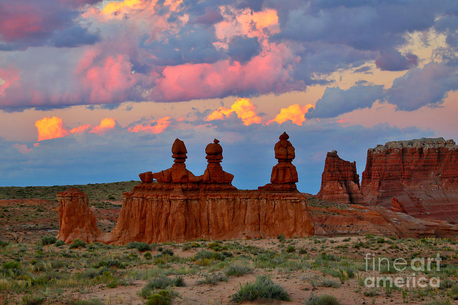 Sunset Photograph - Hoodoo Storm by Marty Fancy
