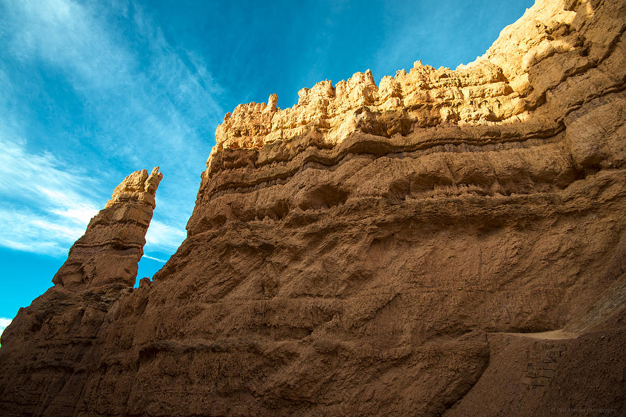 Hoodoos Beneath a Turquoise Sky Photograph by Phil Abrams