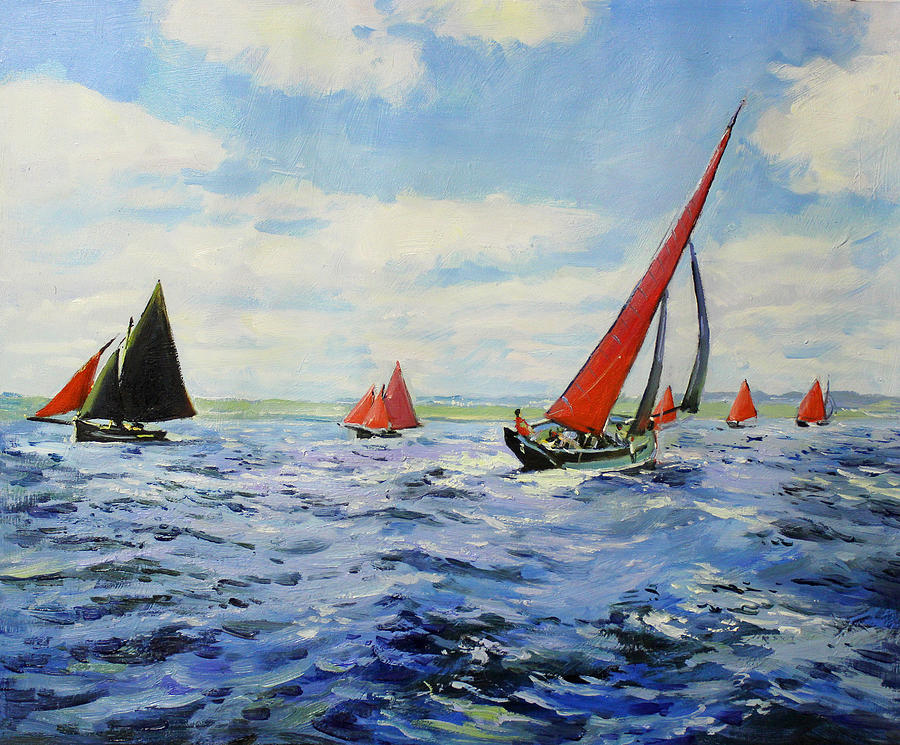 Hookers At Sea Painting by Conor McGuire