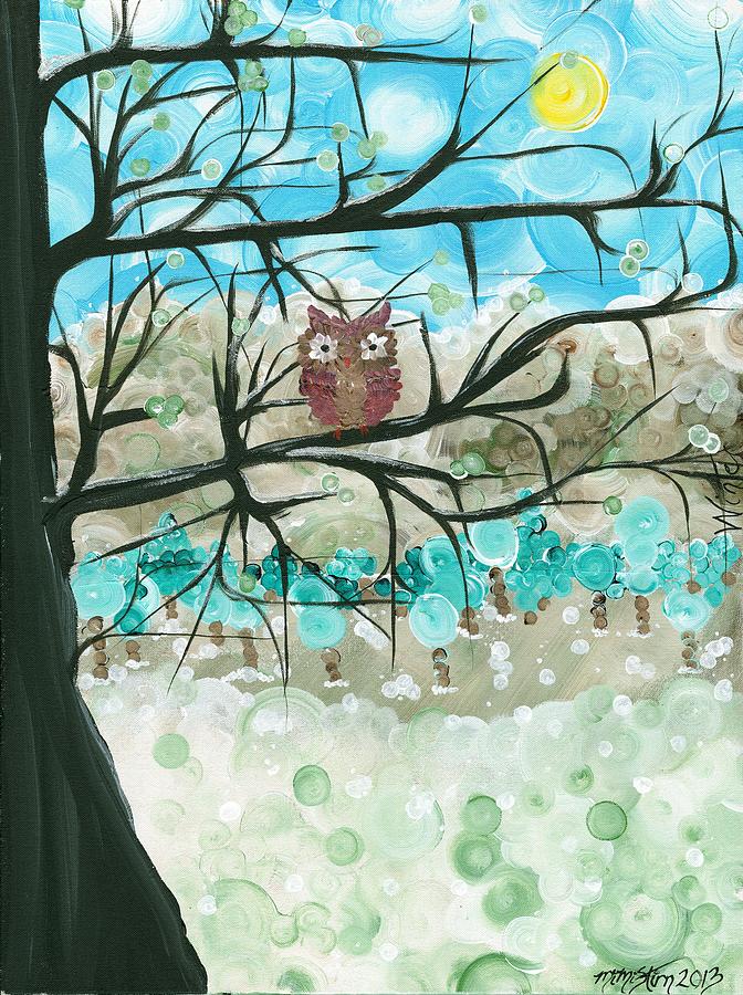 Hoolandia Seasons - Winter Painting by MiMi Stirn