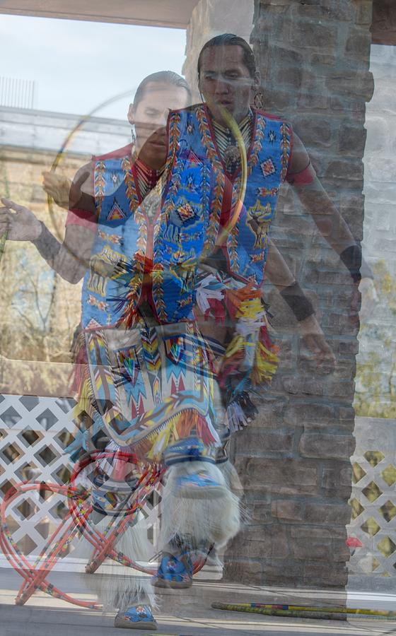 Lakota Traditions Photograph - Hoop Dancer 18 by Carolina Liechtenstein