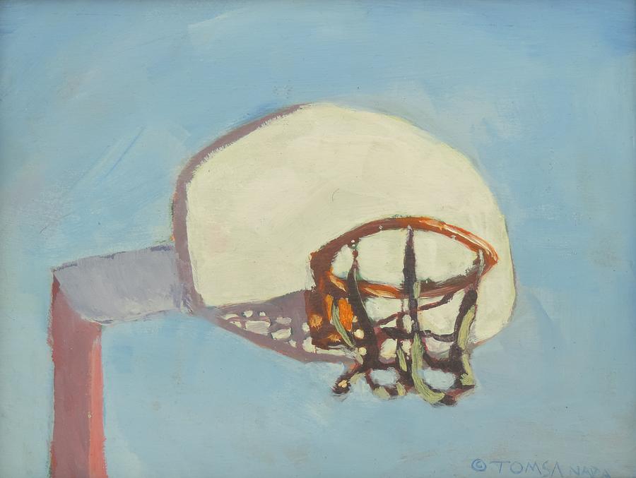 Hoop Dreams - Art by Bill Tomsa Painting by Bill Tomsa