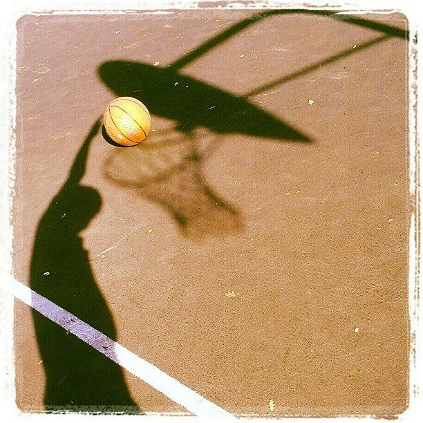 Shadows Photograph - Hoop Dreams by CML Brown Shadows Photograph - Hoop Dreams by CML Brown