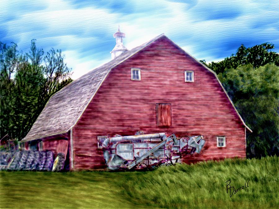Hooper Barn Digital Art by Ric Darrell