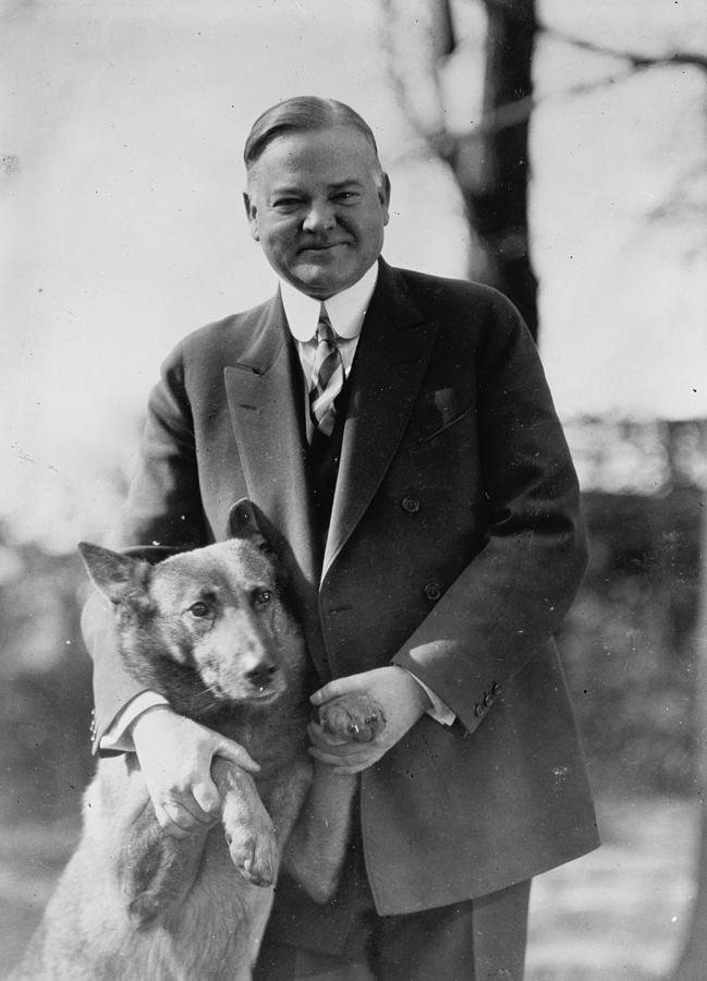 Herbert Hoover Digital Art - Hoover and King Tut by Georgia Clare
