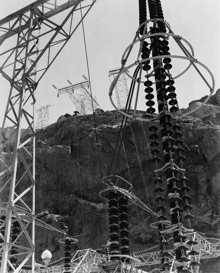 1941 Photograph - Hoover Dam, 1941 by Granger