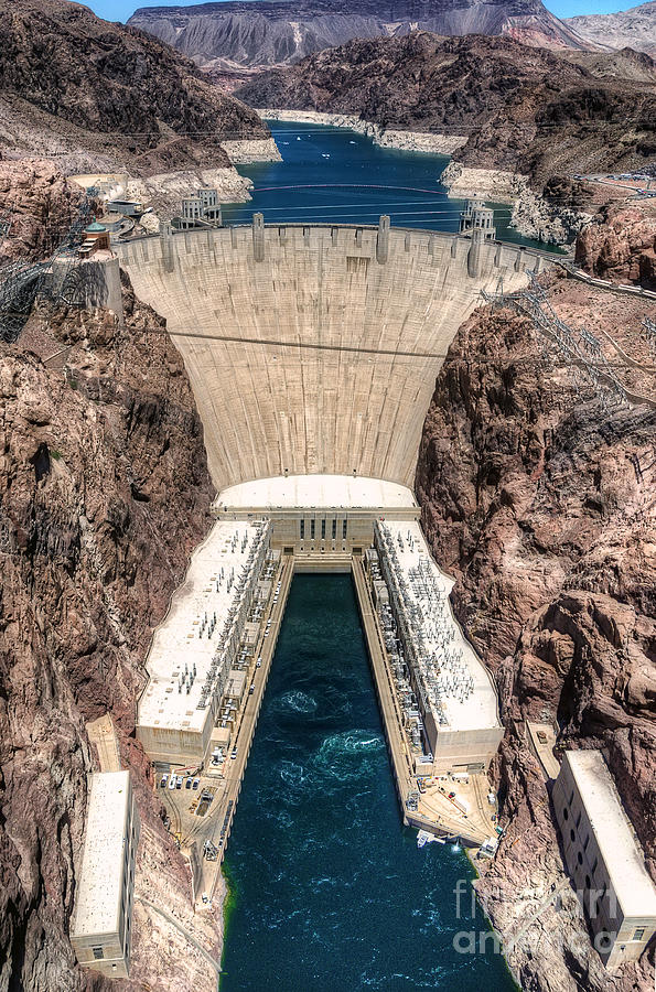 Hoover Dam From Above Photograph by Eddie Yerkish
