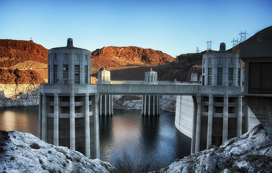 Mountain Photograph - Hoover Dam by Kim Andelkovic