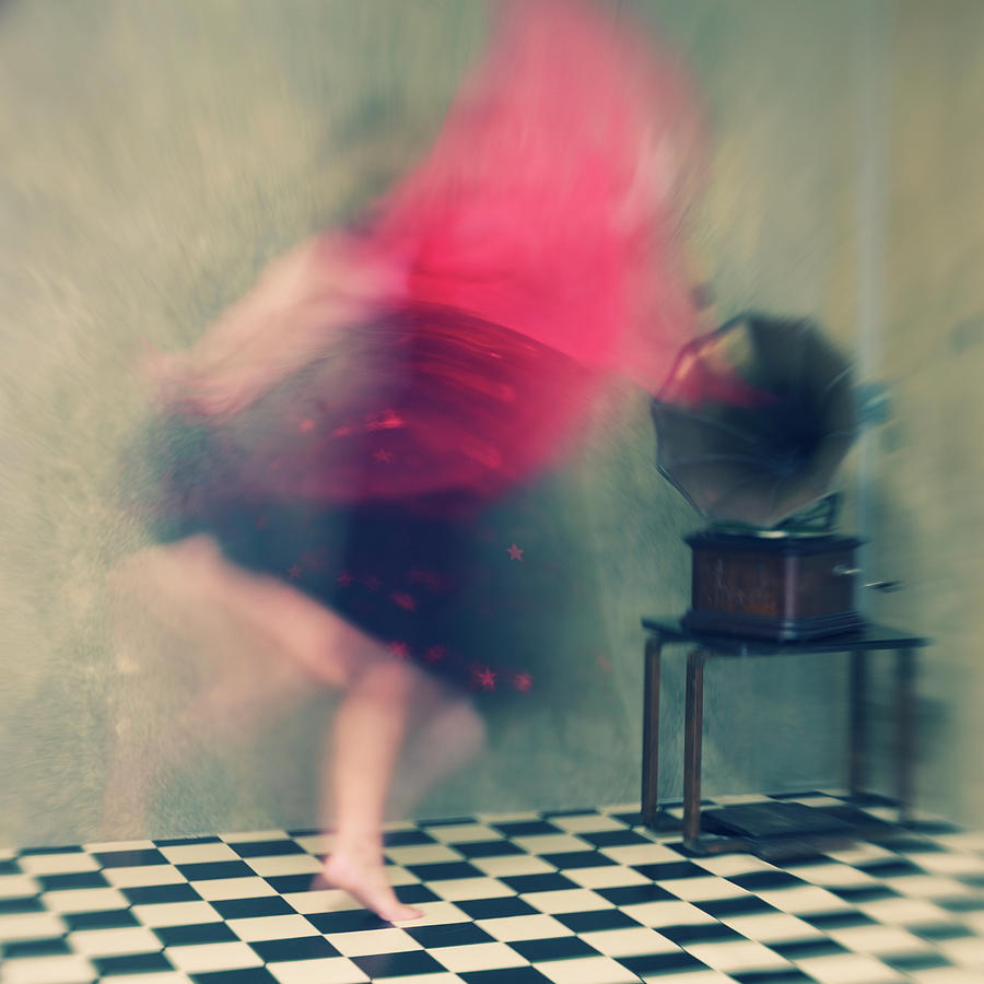 Checkers Photograph - Hop Skip And Jump by Mel Brackstone