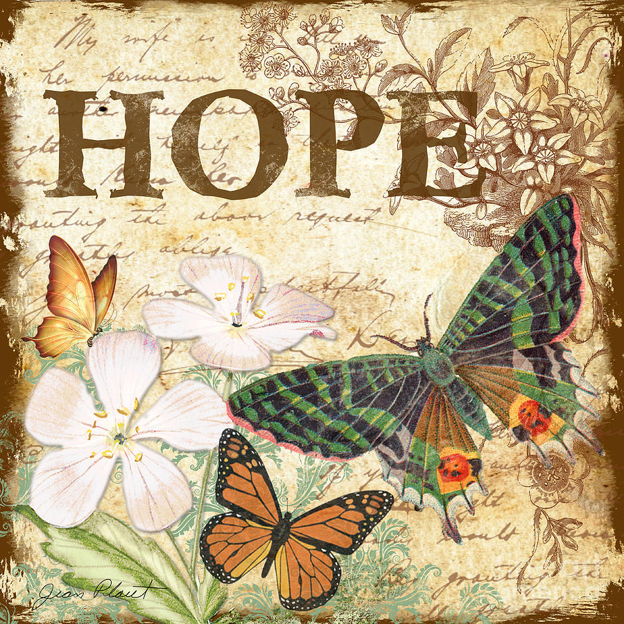 Hope and Butterflies Digital Art by Jean Plout
