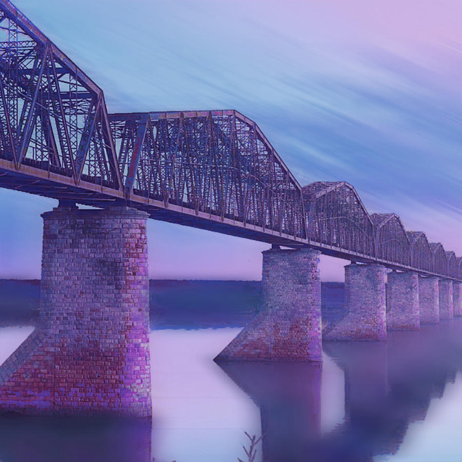 Hope Bridge Soft Painting by Tony Rubino