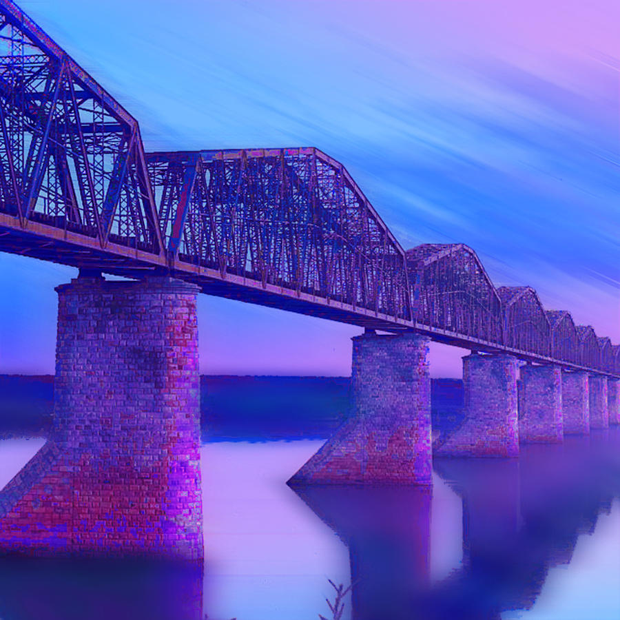 Hope Bridge Painting by Tony Rubino