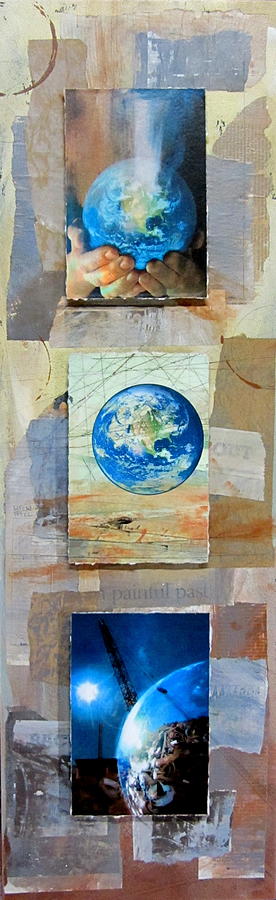 Hope for Humanity Mixed Media by Anita Burgermeister