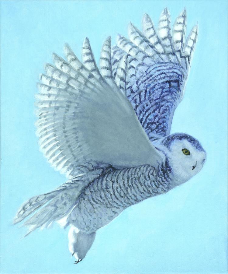 Owl Painting - Hope Has Wings by - Harlan
