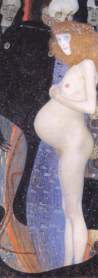 Hope I Painting by Gustav Klimt