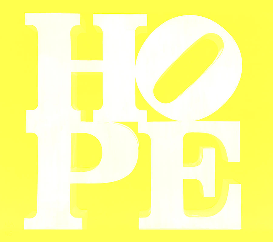 Hope Inverted Yellow Photograph by Rob Hans