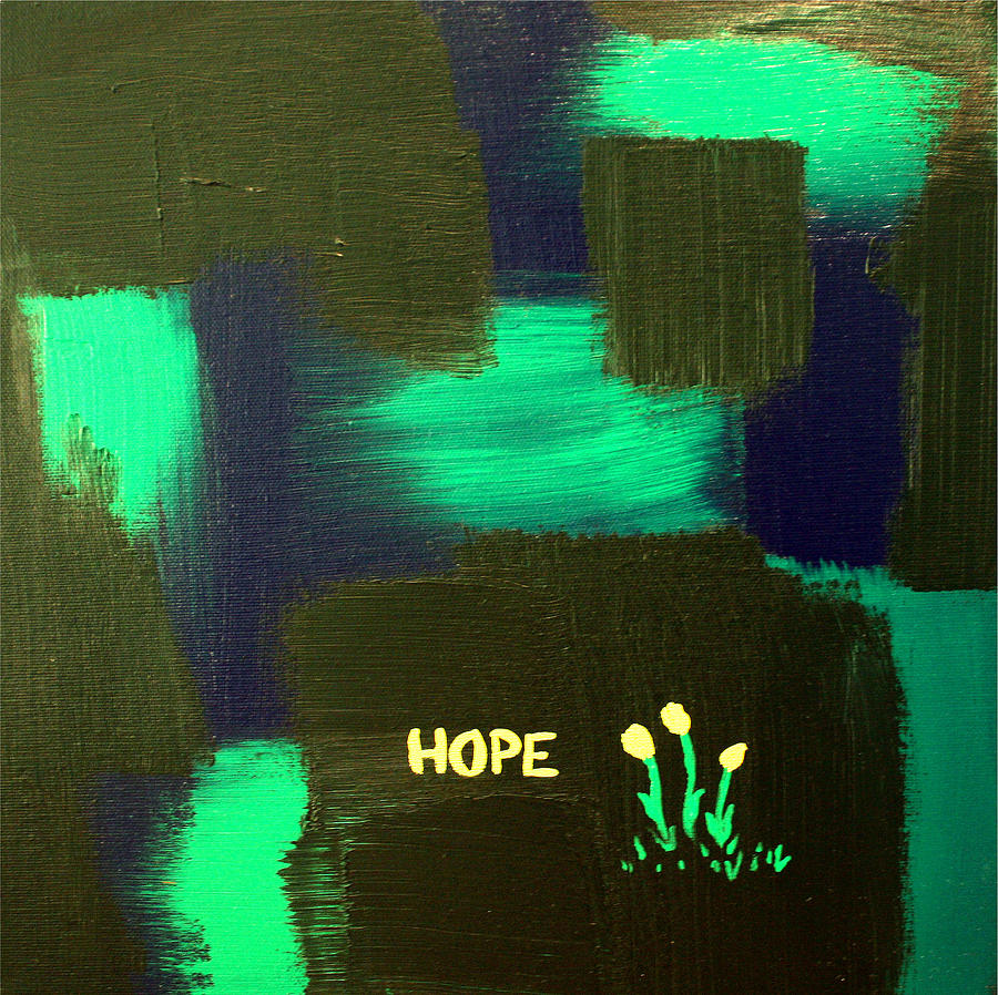 Flower Painting - Hope by Karen Nicholson