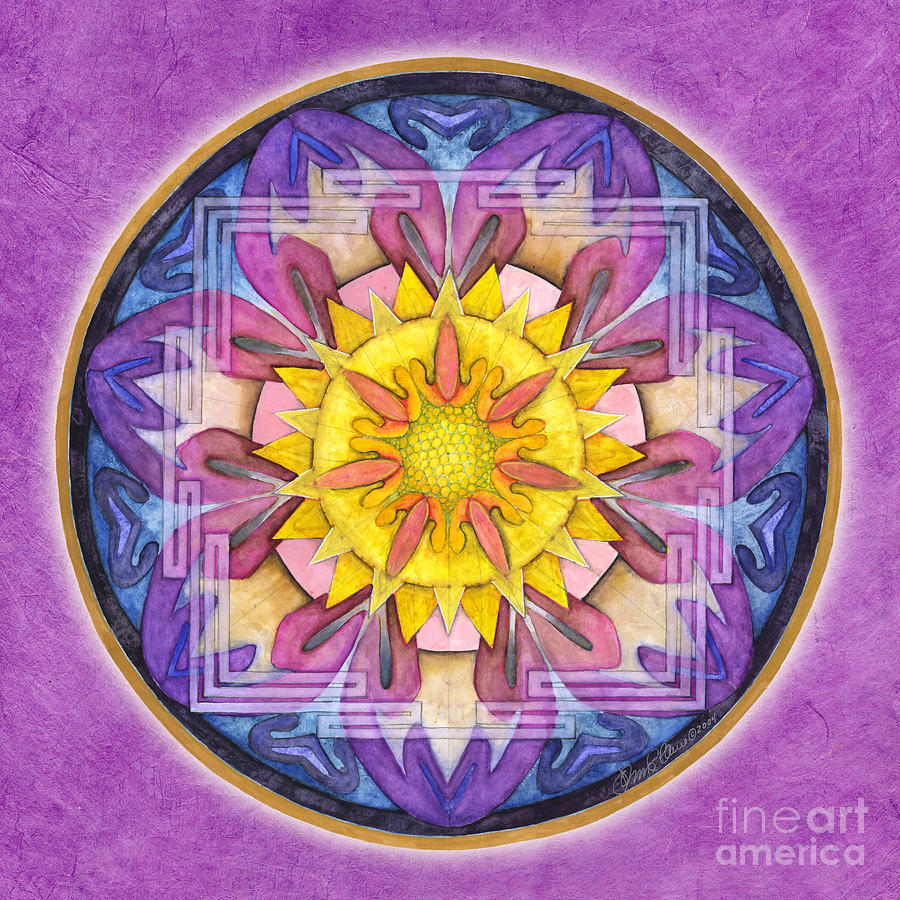 Hope Mandala Painting by Jo Thomas Blaine
