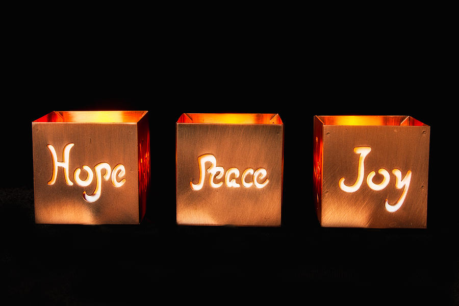 Hope Peace Joy Photograph by Lindley Johnson