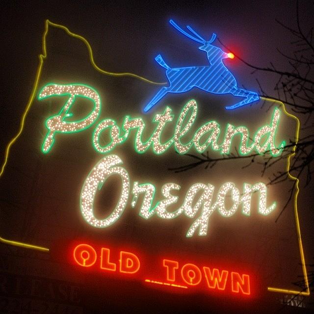 Portland Photograph - Hope Santa Doesnt Mind Loaning by Mike Warner