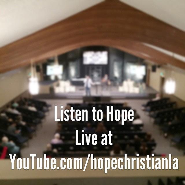 @hopechristianla Is Now Streaming Live Photograph by Mychal Clements