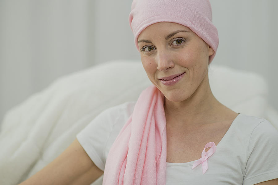Hopeful Woman Battling Breast Cancer Photograph by FatCamera