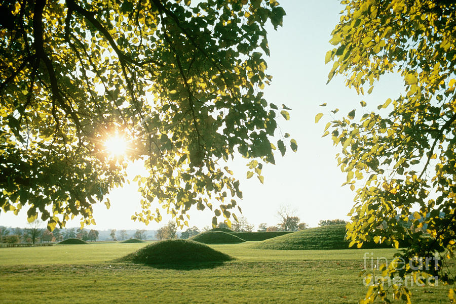 Hopewell Burial Mounds Photograph by Van D. Bucher