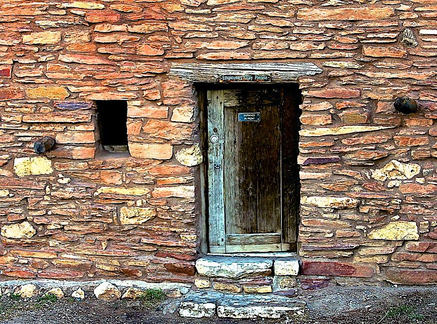 Grand Canyon National Park Photograph - Hopi House Back Entrance by Barbara Zahno