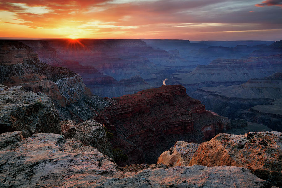 Hopi Point Sunset by Don Smith