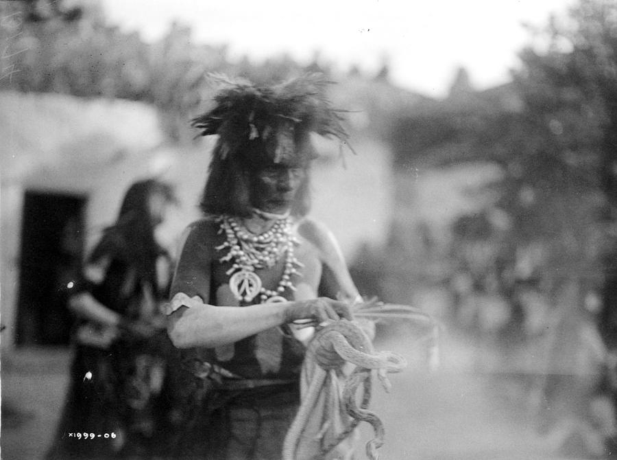 Hopi Snake Priest, C1906 Photograph by Granger