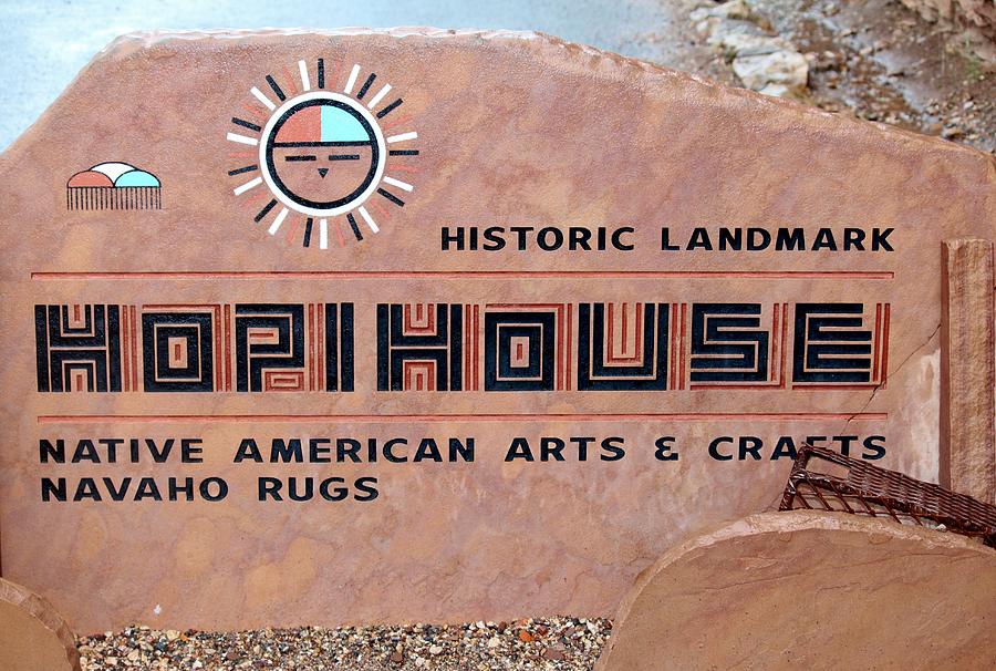 Hopihouse Sign Photograph by Cynthia Guinn