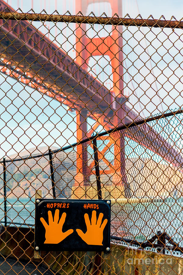 Golden Gate Bridge Photograph - Hoppers Hands by Jerry Fornarotto