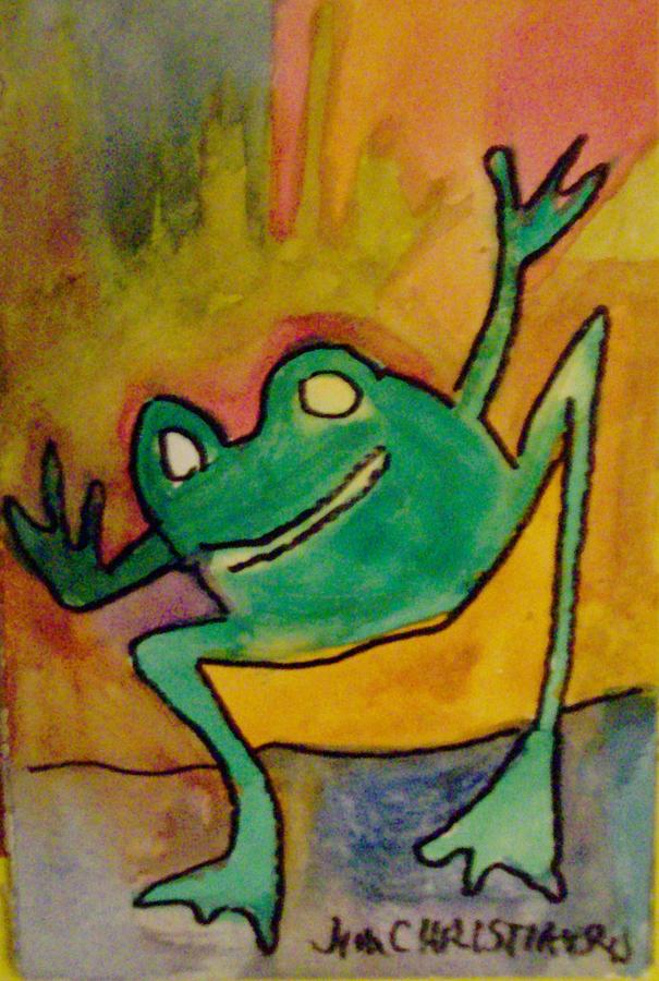 Hopping Frog Painting by James Christiansen - Fine Art America