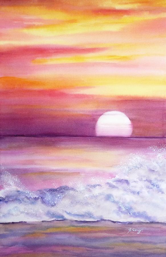 Horizon Painting by Betty M M Wong