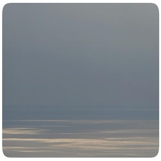 Gris Photograph - Horizon #mer #menton #eze #monaco #sud by Dx Prod