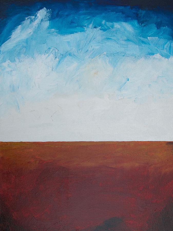 Abstract Painting - Horizon by Ron Woodbury