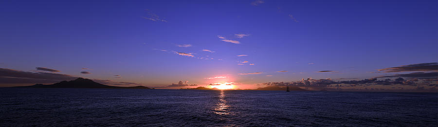 Horizontal Panorama Sunset Photograph by Matt Swinden