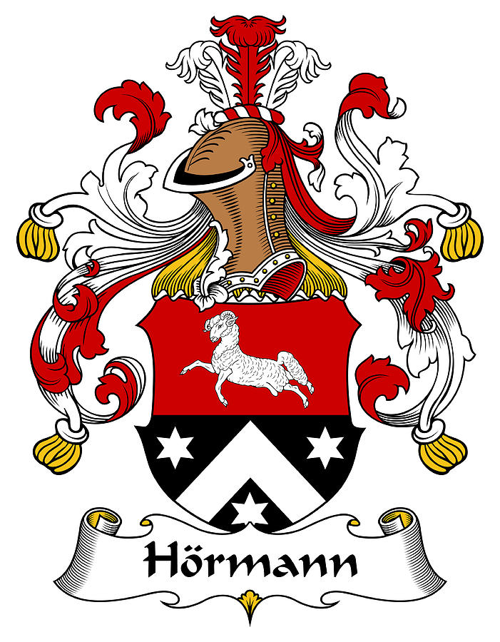 Hormann Coat of Arms German Digital Art by Heraldry - Fine Art America