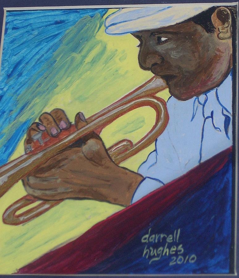 Horn Player Painting by Darrell Hughes - Fine Art America