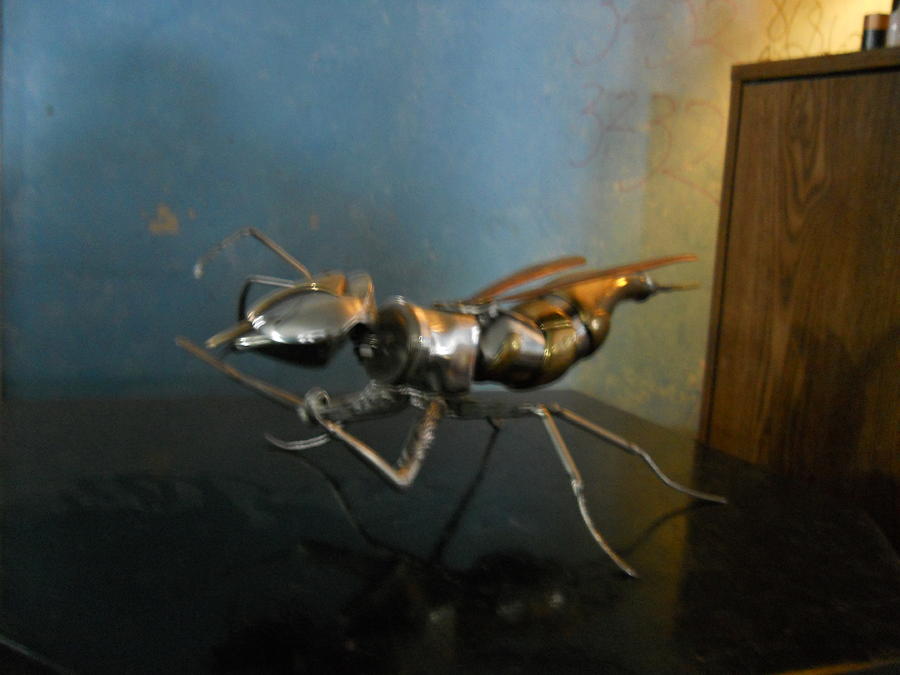 Hornet Sculpture - Hornet by Carl LeGrand