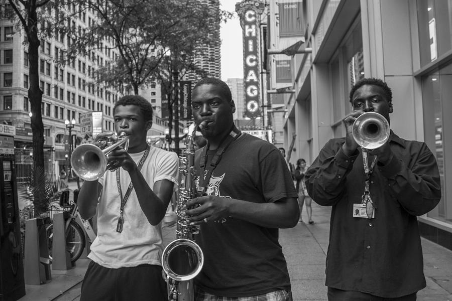 Horns Players in Chicago  Photograph by John McGraw