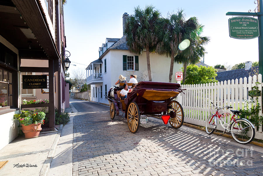 Horse and Buggy Ride St Augustine Photograph by Michelle Constantine