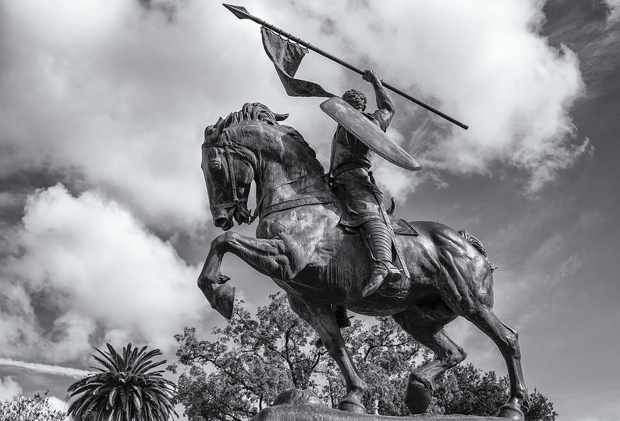 Defiant El Cid Statue Balboa Park Photograph by Joseph S Giacalone