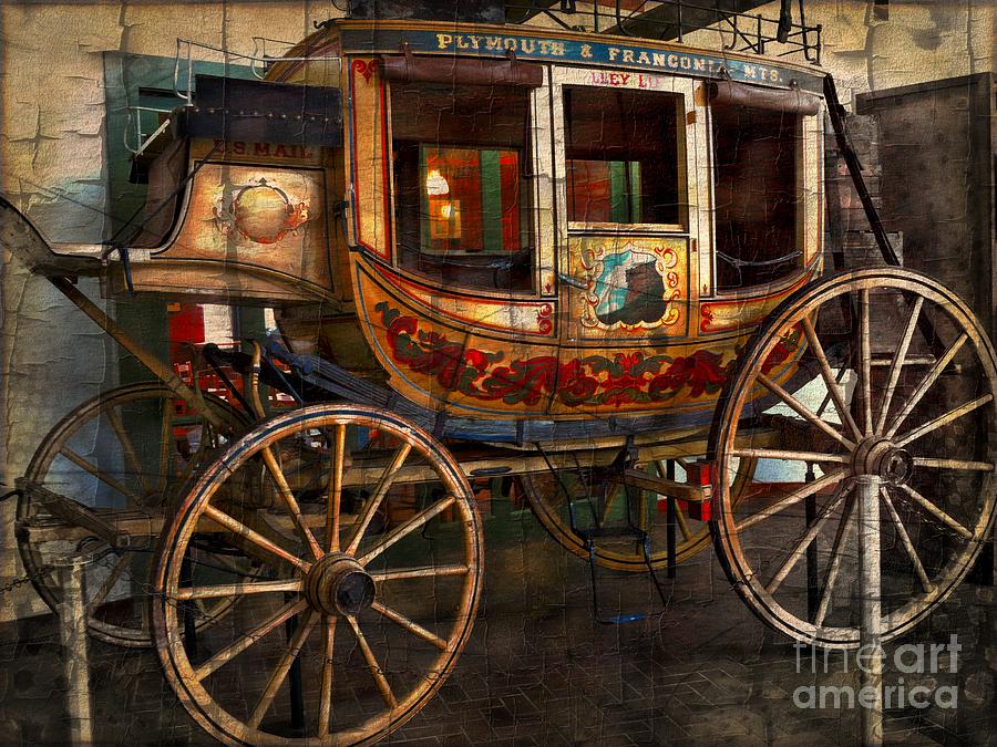 Horse Driven Stagecoach Photograph by Marcia Lee Jones