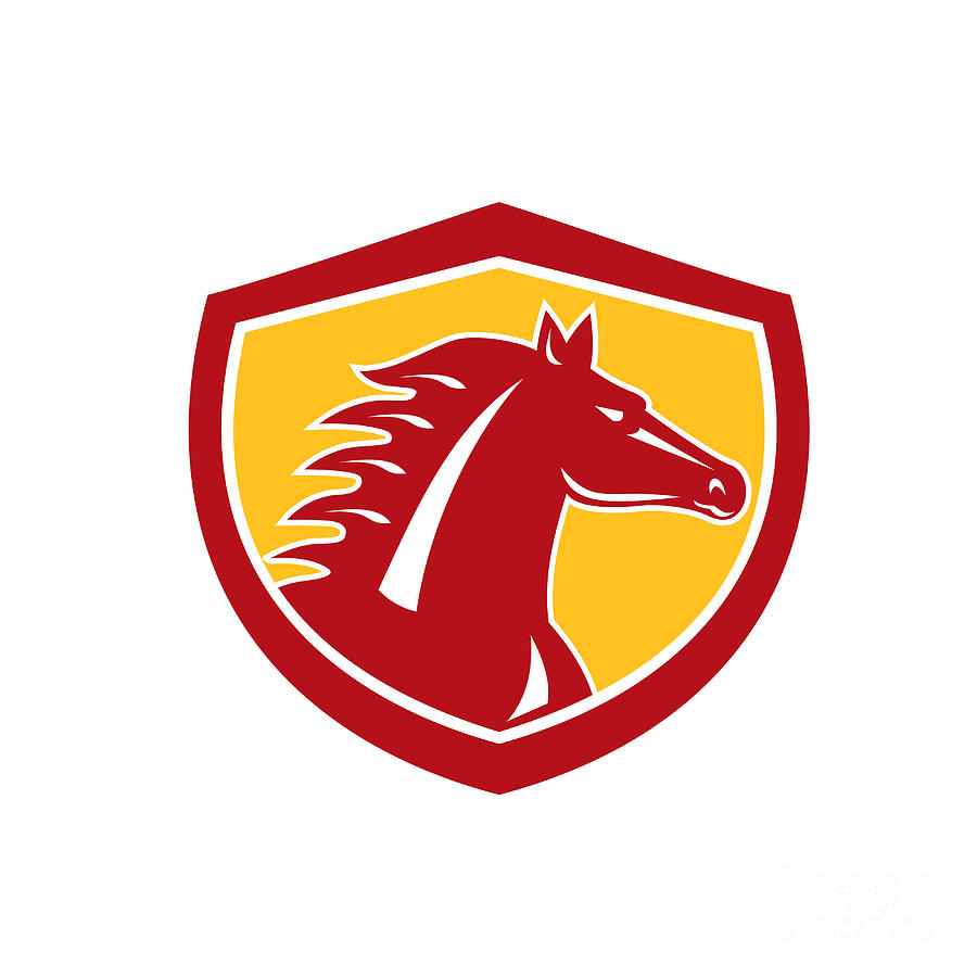 Авто с логотипом лошадиной головы